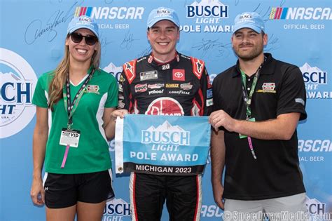 Christopher Bell Claims Busch Light Pole At Michigan Speedwaymedia