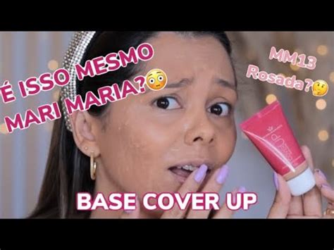 TESTEI A NOVA BASE COVER UP Da MARI MARIA YouTube