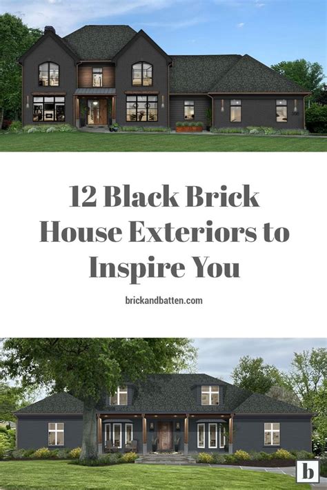 Black Brick House Exteriors To Inspire You Brick Exterior House