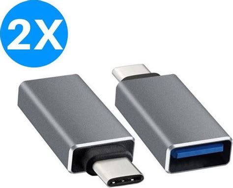 Usb C Naar Usb A Adapter Converter Opzetstuk Geschikt Voor Macbook