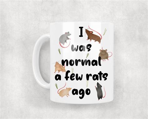 Humour Pet Rat Mug Funny Rat Mug Rat Mum Rat Dad Matching Etsy Uk