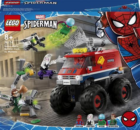 Lego Marvel Spider Man Monster Truck Spider Mana Kontra Mysterio