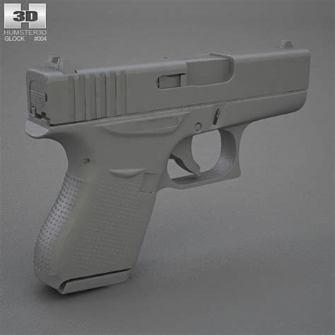 Glock 43 3d Model Weapon On Hum3d