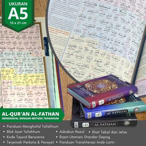 Al Quran Al Fathan Tafsir Perkata Tajwid Warna A Best Price