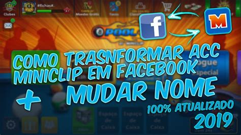 COMO TRANSFORMAR ACC MINICLIP EM FACE MUDAR O NOME ATUALIZADO 2019