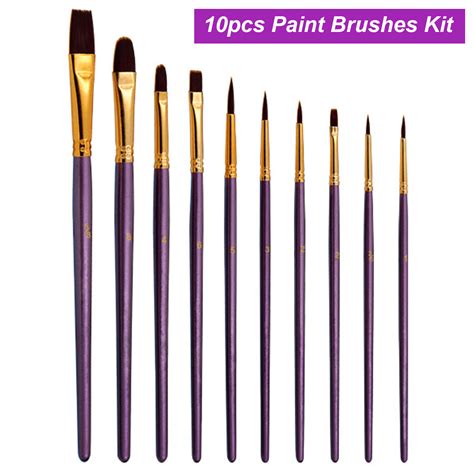 Paintbrush With Nylon Hair Paint Brushes Set Brushes Set Kit Brushes