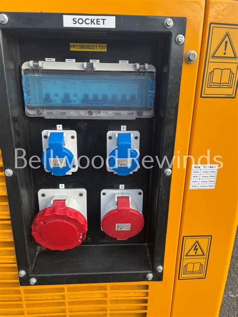 Jcb 40kva Silenced Diesel Generator Bellwood Rewinds