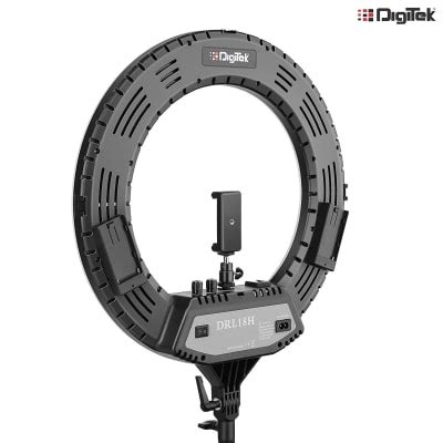 DIGITEK DRL 18 H 18 INCH PROFESSIONAL LED RING LIGHT WITH STAND COMBO