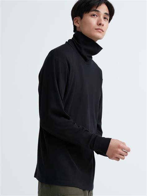 Гольф-водолазка мужская Uniqlo 913597292 L Черная (1159795117) – в ...