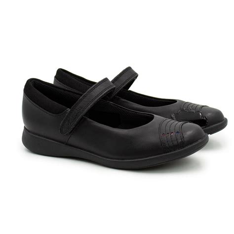 Купить Детские туфли на ремешке Clarks, цвет черный, Модель: Etch Beam ...