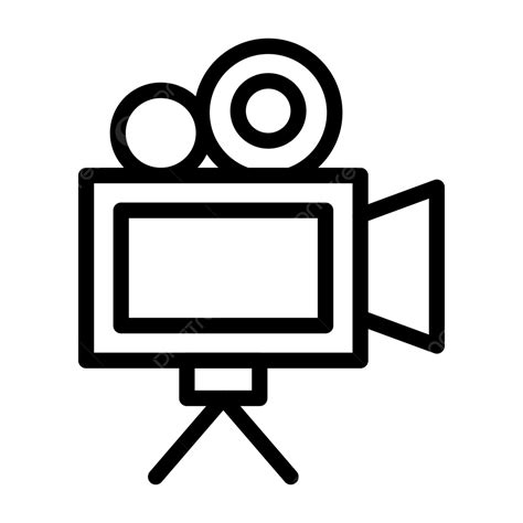 Video Camera Line Icon Vector Video Camera Icon Camera Photography