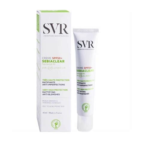 Kem Chống Nắng Svr Sebiaclear Crème Spf50 Làm Giảm Mụn 40ml