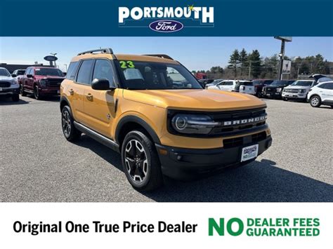 Pre Owned 2023 Ford Bronco Sport Outer Banks 4d Sport Utility In Portsmouth G10746 Portsmouth