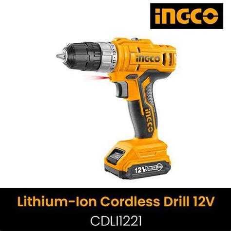 INGCO Lithium Ion Cordless Drill 12V Tisara Power Mart