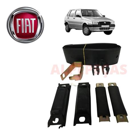 Kit Reparo Feixe Mola Calço Fiat Uno 1988 A 2010 Frete grátis