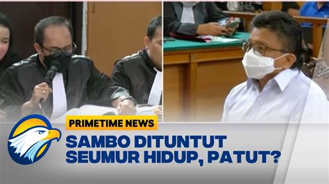 Ferdy Sambo Dituntut Penjara Seumur Hidup Pantas YouTube