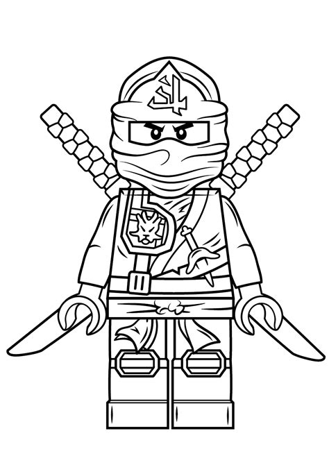 Lego Ninjago Green Ninja named Lloyd Garmadon Coloring Page - Free ...