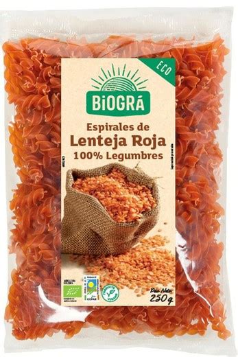 Compra Online Espiral De Lentejas Rojas Legumbres Ecol Gicas Biogra