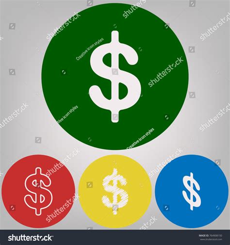 Dollars Sign Illustration Usd Currency Symbol Stock Vector Royalty