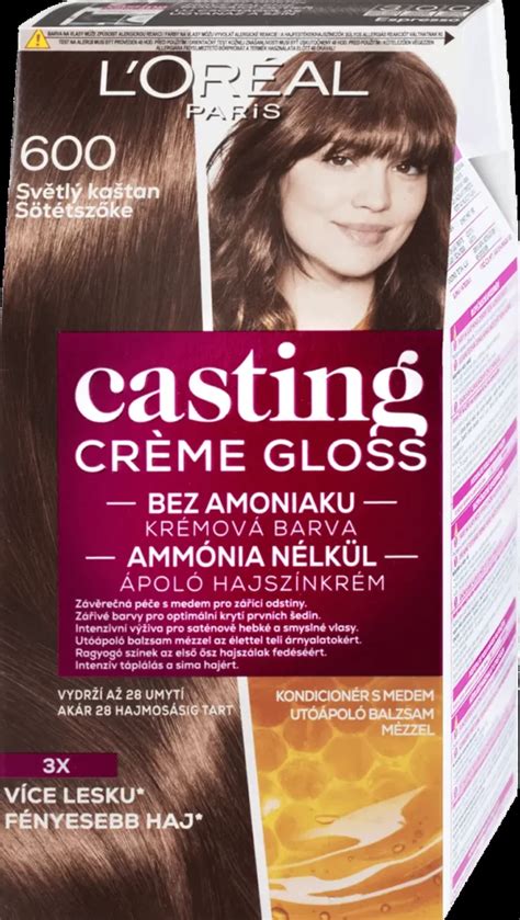 Loreal Paris Casting Crème Gloss 600 Light Brown Conditioning Color Haarbiologie