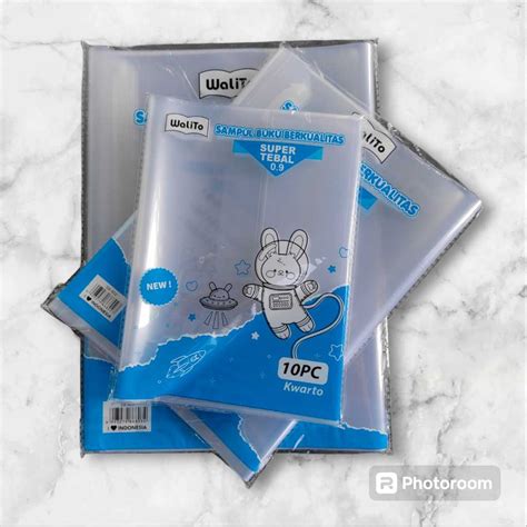 Jual Sampul Buku Super Tebal Kwarto Boxy A4 WALITO Harga 1 Pack Isi 10