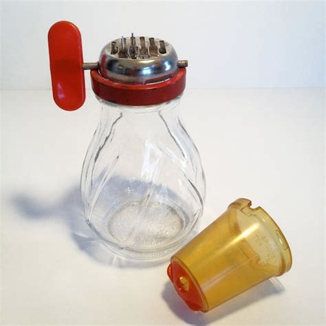 Vintage Nut Grinder With Measuring Cup Lid