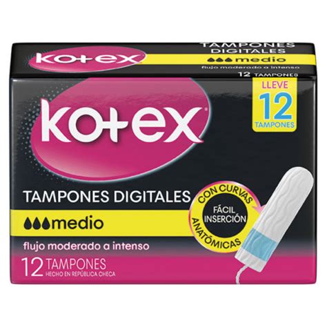 Kotex Tampon Digital Medio Unidades Farmashop