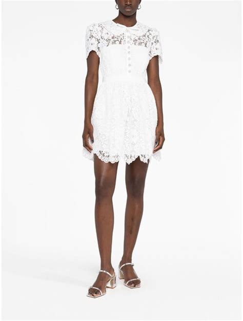 Buy Self Portrait Crystal Embellished Lace Minidress Online Topofstyle