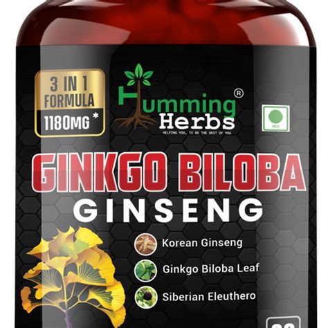 Buy Humming Herbs Ginkgo Biloba Ginseng With Tribulus Terrestris For Cognitive Function