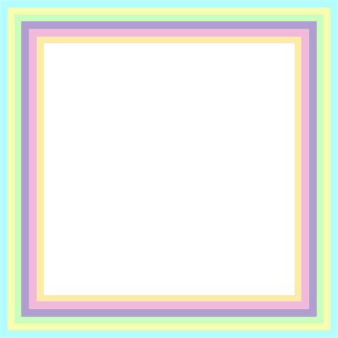 Frame Pastel Tropical Summer Bordertool