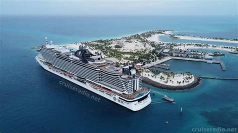 Msc Seashore Christened At Private Island Ocean Cay