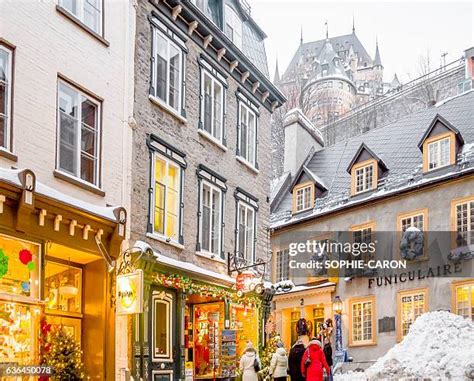 113 Fairmont Le Chateau Frontenac Winter Stock Photos, High-Res ...