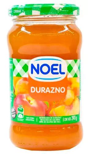 Mermelada Durazno Noel G Frutas Desayuno Caja X Pack