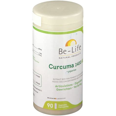 Be Life Curcuma 2400 Piperine 90 Pc S Redcare Pharmacie