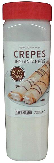 Hacendado Crepes Instantaneo Polvo Botella 200 G