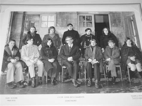 Photo de classe CES NORD de 1969 Collège Camille Saint Saëns c e s