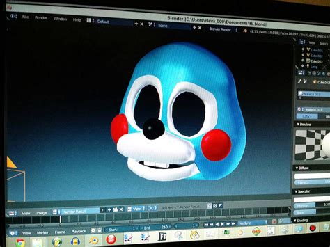 toy bonnie head wip by autisticfazbear on DeviantArt