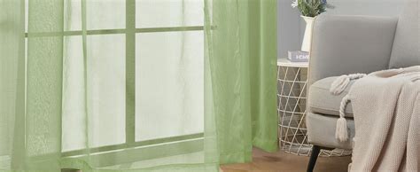 Amazon Topfinel Sage Green Curtains Inch Length For Living Room