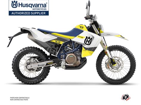 Kit Déco Moto Cross Reef Husqvarna 701 Enduro LR Gris Kutvek