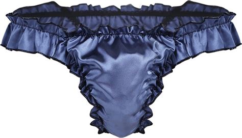 Agoky Homme G String Tanga Thong Sous V Tement Satin Culotte Volants