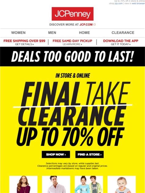 JC Penney: CLEARANCE on summer essentials! | Milled