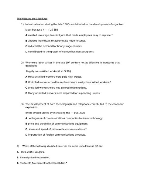 The West Gilded Age US History Dual Credit The West And The Gilded