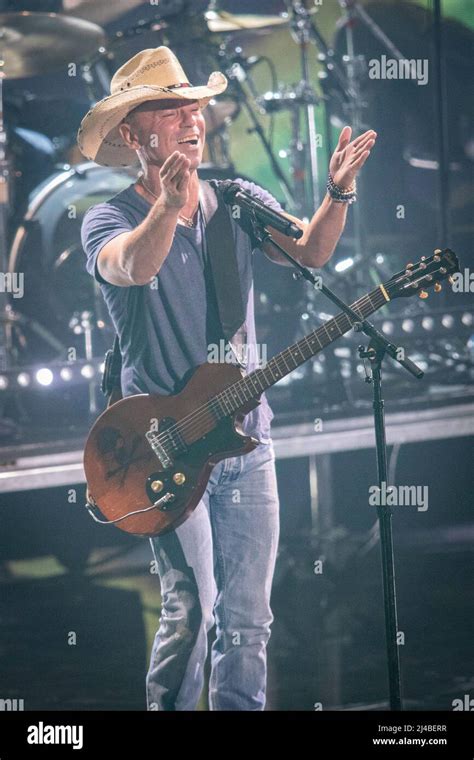 Nashville Tenn April 11 2022 Kenny Chesney Performs During The