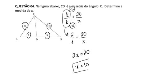 Teorema Da Bissetriz Interna D Youtube