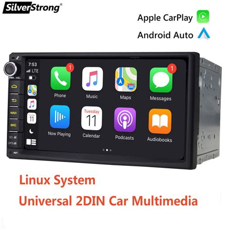 Silverstrong Wireless Carplay Auto Linux Operating System Inch Din