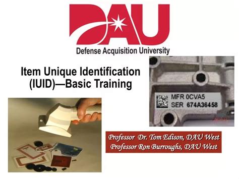 Ppt Item Unique Identification Iuid—basic Training Powerpoint