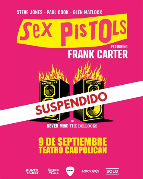 Sex Pistols suspende visita a Chile y Latinoamérica