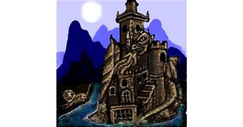 Drawing Of Sand Castle By Leah Drawize Gallery