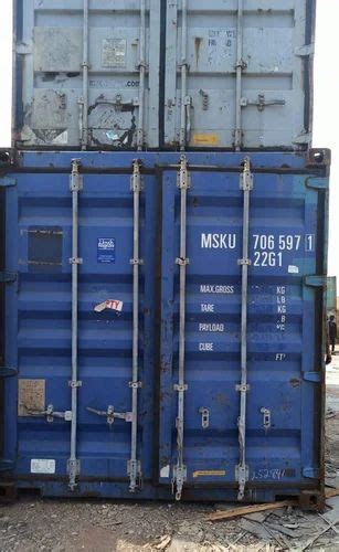 Galvanized Steel 20 Feet Marine Storage Container At Rs 98000 In Thane