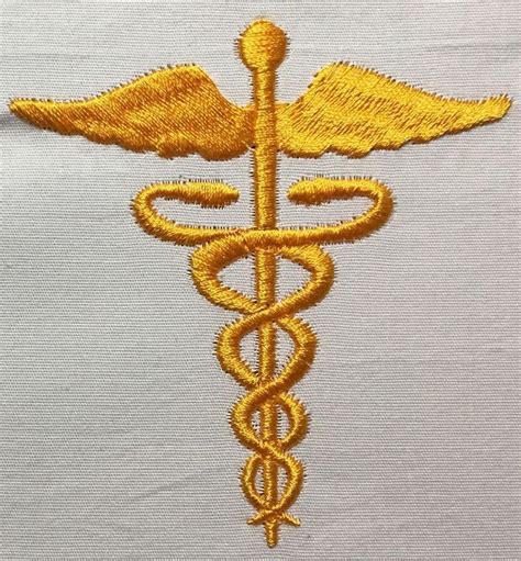 Caduceus Medical Designs For Machine Embroidery In Popular Etsy In